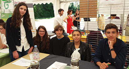 classe de 3 ème D college jean rostand nimes